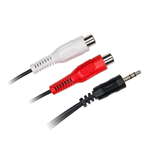 [D2JKRCAF020] C ble Jack m le/2 RCA femelle 20 cm