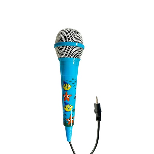 [WEKMICROMER] Microphone filaire WeKids, en jack 3.5mm, longeur du c ble 2.8m, modèle MER