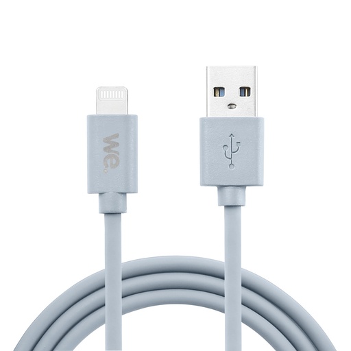 [WEUSBLIGHTSIL100B] C ble USB/Lightning en silicone - 1m - bleu
