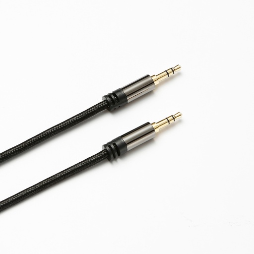 [D2JK150HG] C ble Jack HG 3.5mm m le1.50 m en cotton tressé et connecteurs renforcés