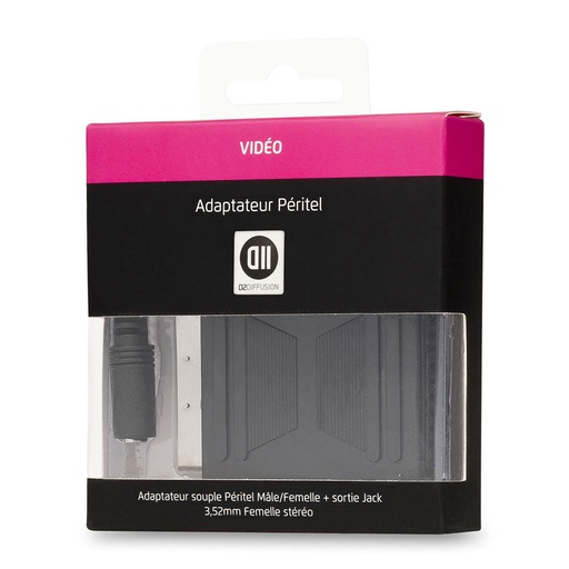 [D2JKFPERIMF015] C ble Jack 3,5mm femelle peritel m le/femelle 15cm