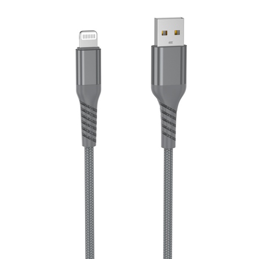 [WEUSBLIGHTKEV100] C ble USB/Lightning m le/m le avec cordon en nylon + kevlar 400D - 1m