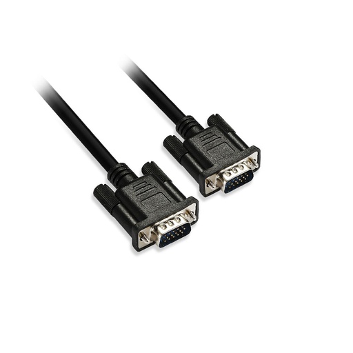 [D2VGA180SACH] C ble VGA m le/m le 1.8m noir full HD vendu en SACHET gaine 5,8mm