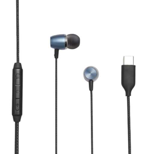 [WEINTRAMICUSBCB2] Ecouteurs WE avec connecteur USB-C , C ble 1,20 m.  boitier de controle intégré