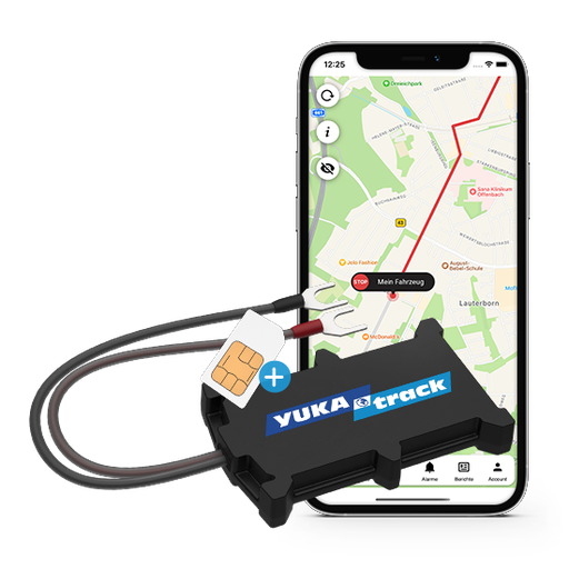 [yteasywiregps] IoT YUKAtrack easyWire 2G AIO GPS Car Tracker with SIM + Data Flat