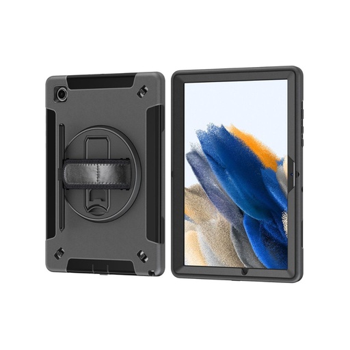 [WEETUISAMTABA8N] WE Etui antichocs pour Samsung Galaxy Tab A8 10.5 (2021) avec poignée rotative,