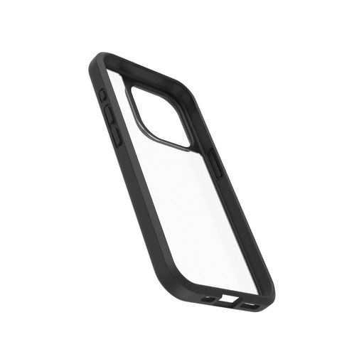 [77-92750] OtterBox React Apple iPhone 15 Pro Black Crystal - clear/black - ProPack