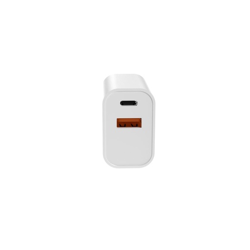 [WEAL1USBC1USB30W] Chargeur secteur WE 1 Port USB et 1 Port USB-C : 5V/3A, 9V/3A, 12V/2.25A - USB :