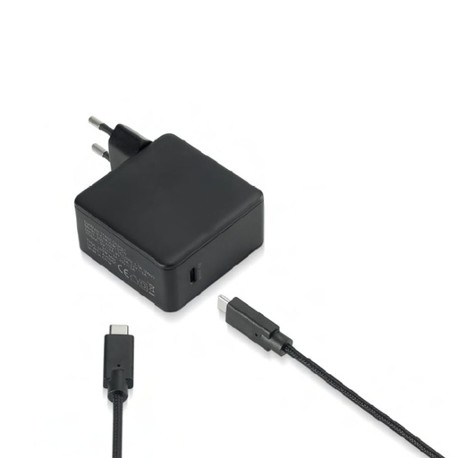[0-CHAUSBC100W] Bundle chargeur USB-C + c ble USB-C/USB-C 2m - Chargeur 1 port USB-C 100W - PD 3