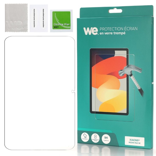 [WE009REDMIPADSE11] Verre Trempé WE pour tablette XIAOMI Redmi Pad SE 11 - Film de protection Anti-