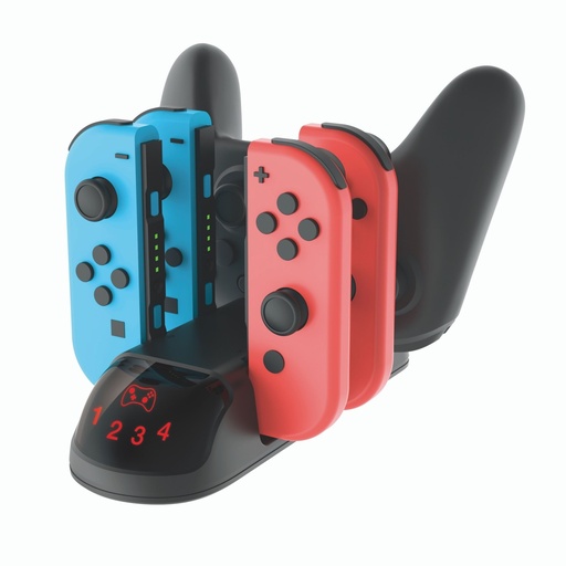 [WEDOCKNS] Dock de charge pour manettes Switch 5 en 1 - 4 Joy-Con + 1 manette pro