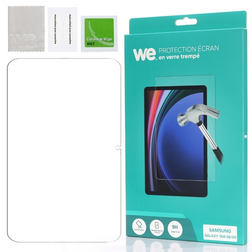 [WE009SAMTABS9] Verre Trempé tablette Galaxy Tab S8 11 2021 / S9 11 2023 / S9 FE - Film de pro
