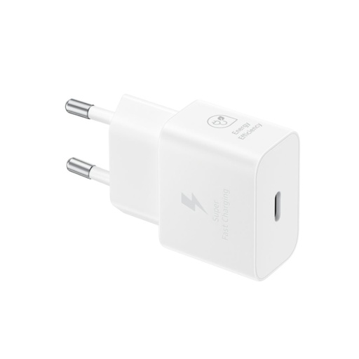 [EP-T2510XWEGEU] Chargeur secteur Rapide 25W Type C matériaux recyclés GaN avec c ble Coloris Bla