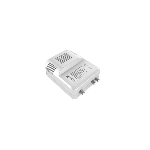 [D2ALAMP2PORTSBL] Alimentation 12/24V pour amplificateur TV - Fréquence max. 862 MHz - blanc