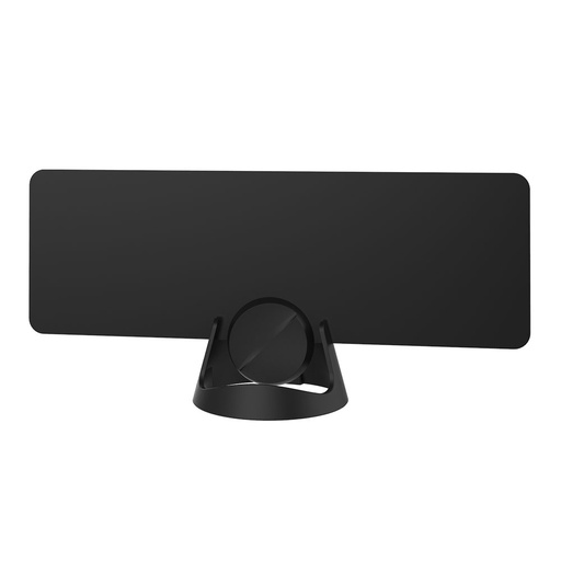 [D2ANT554G] Antenne intérieure 55db - ultrafine amplifiéeUHF/VHF avec filtre 4G noire - gain