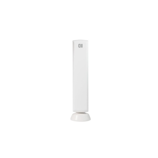 [D2ANTEXTAMPBL] Antenne extérieure plate HD amplifiée - Filtre 5G/4G/LTE - Gain 35 dB - blanc