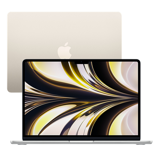 [MLY13EU] Apple MacBook Air 13 M2 2022 QWERTY 8GB RAM 256GB 8C GPU - Starlight